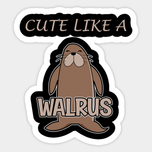 Cute Walrus Sticker